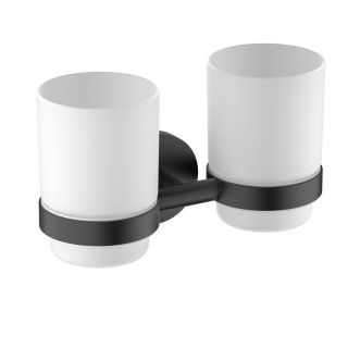 Стакан для зубных щёток двойной Timo Saona 13034/03 чёрный